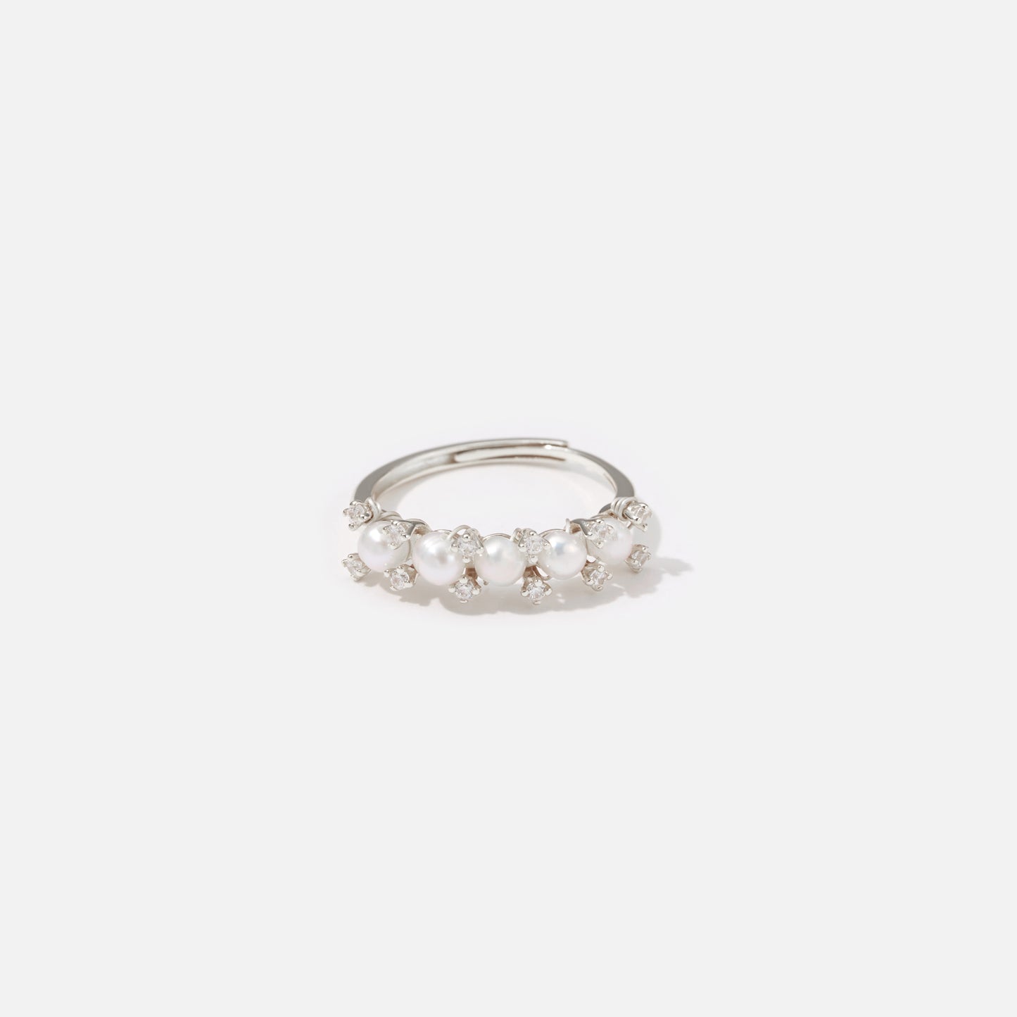 Coral - Vermeilring mit Süßwasserperlen